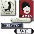 Toilet- en wc-bordjes