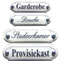 Tekstbordjes klassiek