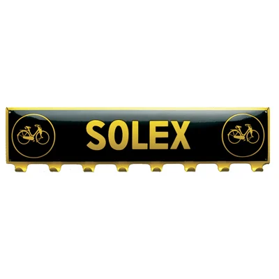 Geëmailleerde wandkapstok SOLEX. 70x19 cm