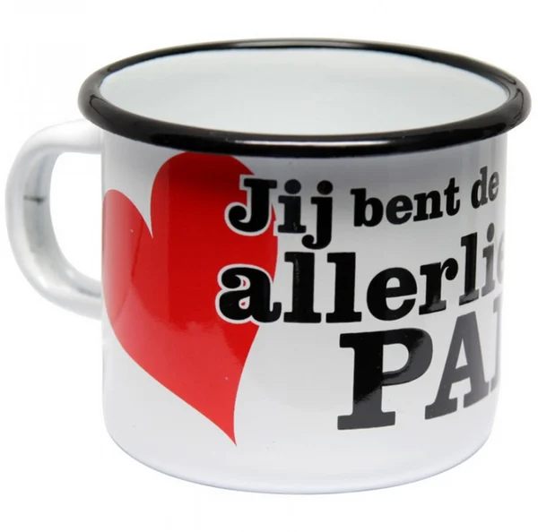 Mok van emaille. Allerliefste papa