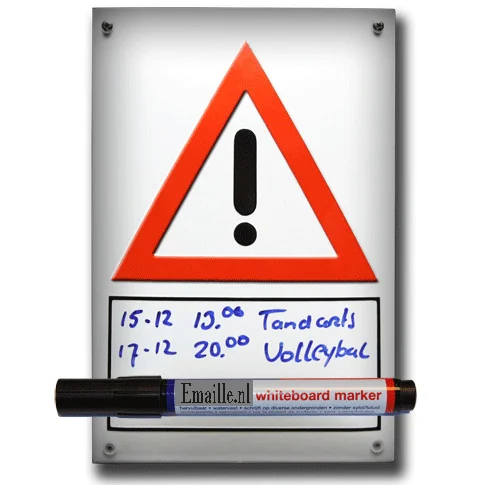 Emaille Whiteboard 20x30 cm
