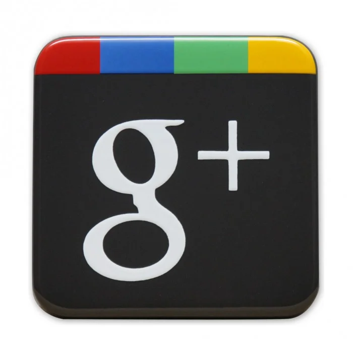 Google+ emaille bordje. 16x16 cm. Type: MS06