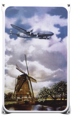 KLM (molen). Emaille bord met