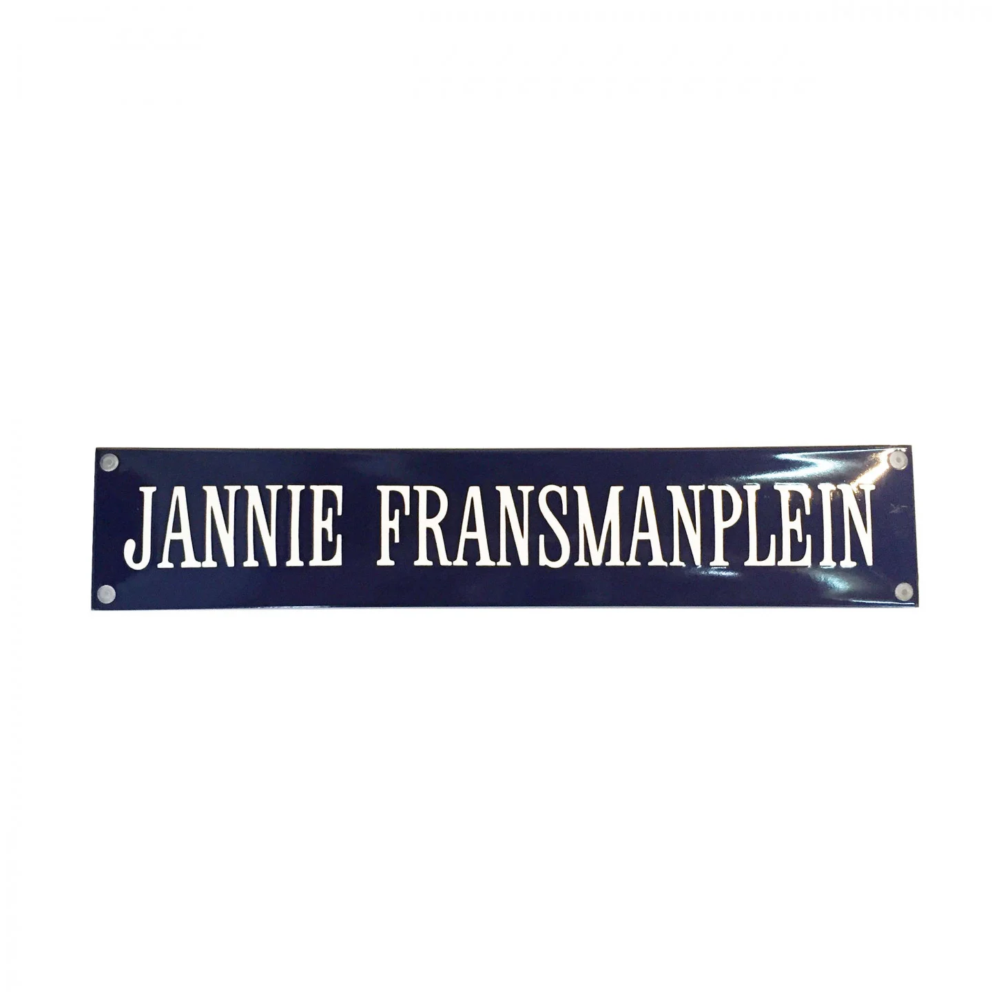 Straatnaambord 70x15 cm met 1 regel zonder kader