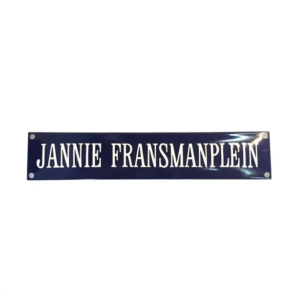 Straatnaambord 70x15 cm met 1 regel zonder kader