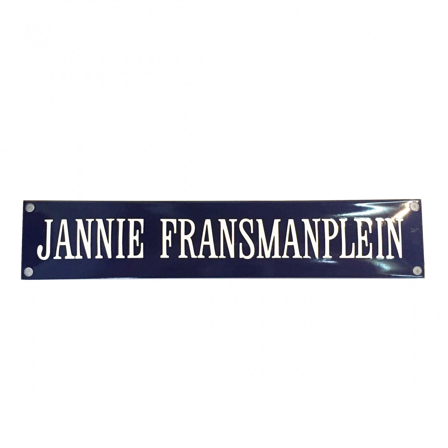 Straatnaambord 80x15 cm met 1 regel zonder kader
