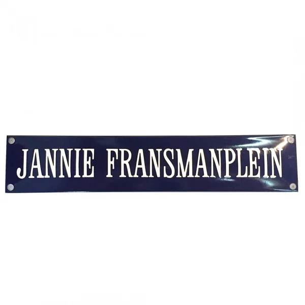 Straatnaambord 90x15 cm met 1 regel zonder kader