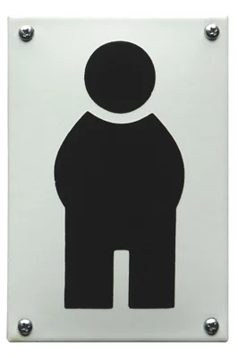 Heren pictogram abstract. 8x12 cm gebold emaille bordje
