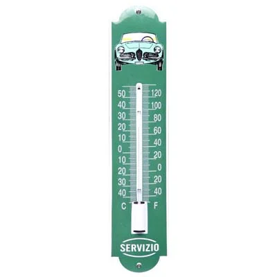 Emaille thermometer Alfa Servizio. 6,5x30 cm. Type TA-01