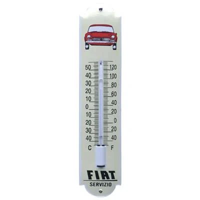 Geëmaillerde thermometer Fiat Servizio. 6,5x30 cm. Type TA-06
