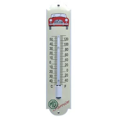 Geëmailleerde thermometer MG A. 6,5x30 cm. Type TA-11