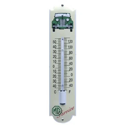 Geëmailleerde thermometer MG TD. 6,5x30 cm. Type TA-13