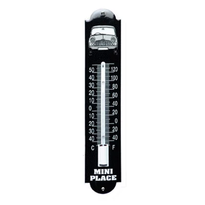 Geëmailleerde thermometer Mini. 6,5x30 cm. Type TA-14