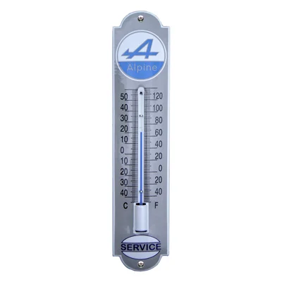 Alpine Service geëmailleerde thermometer. 6,5x30 cm. Type TM-02