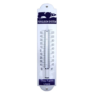 Ferguson System thermometer van emaille. 6,5x30 cm. Type TM-06