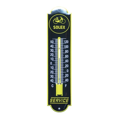 SOLEX Service emaille thermometer. 6,5x30 cm. Type TM-13