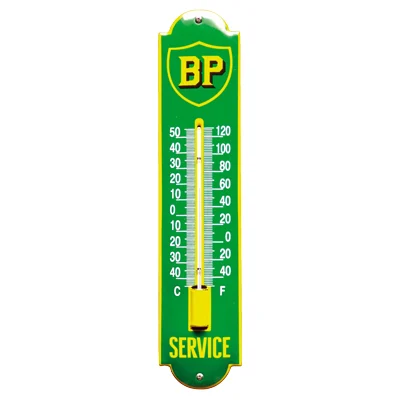 BP Service thermometer van emaille. 6,5x30 cm. Type TM-34